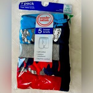 Wonder Nation Boys Briefs 5 pack